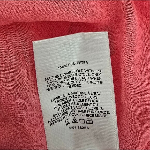 Express Coral Women's Halter Top Knot Front Size S - Picture 4 of 4